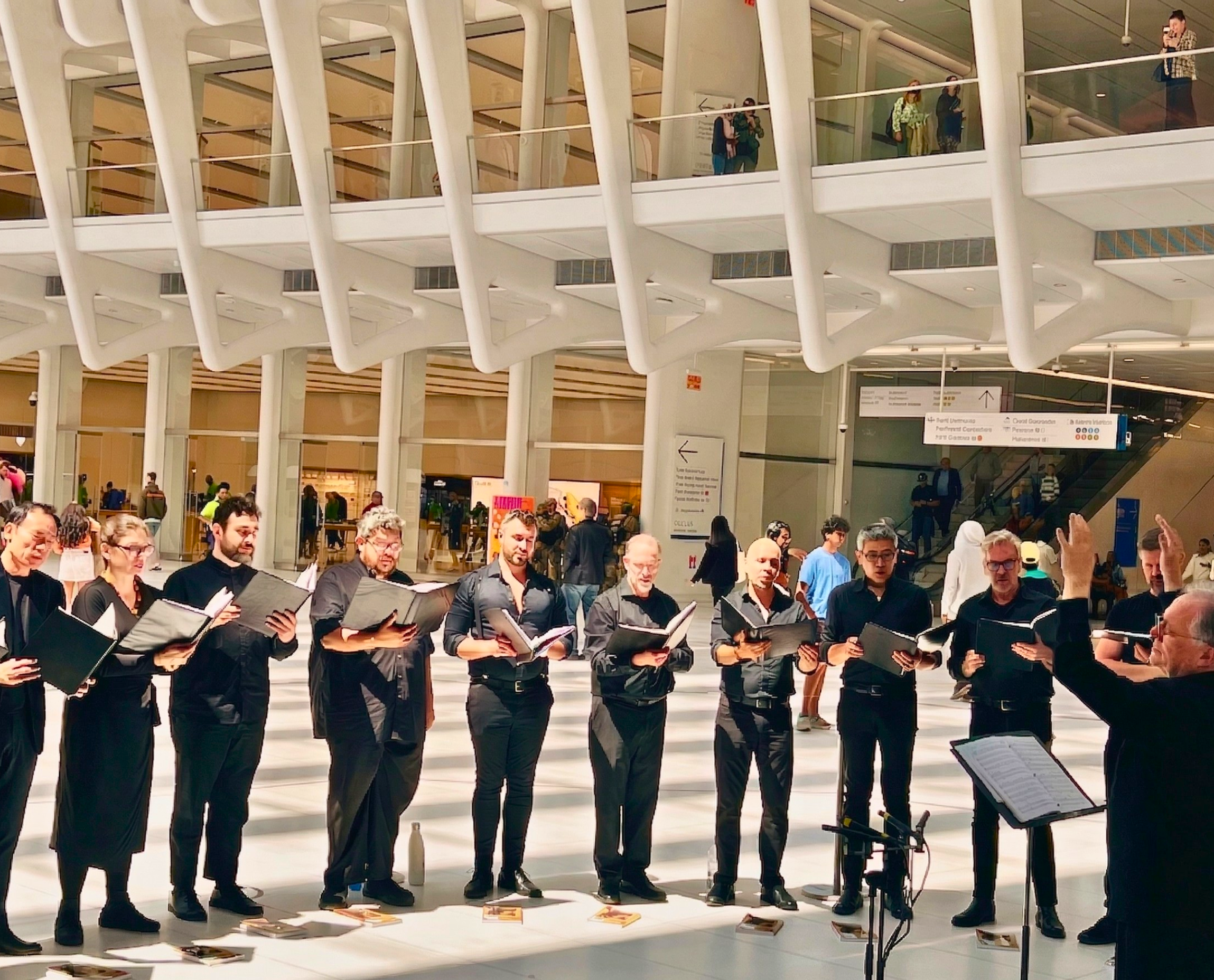 Choir performing at a Sing for Hope event